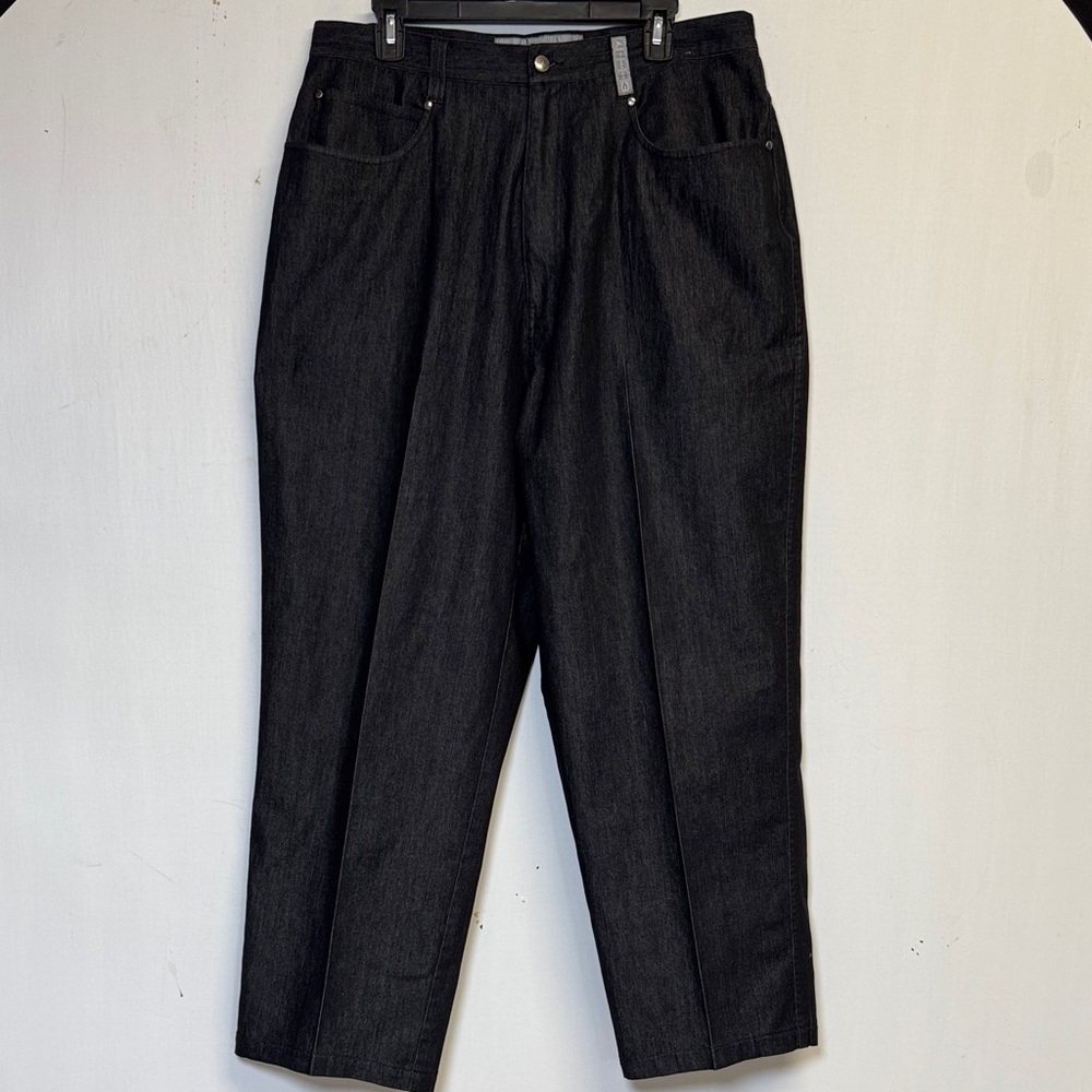 Jordan 23 Jumpman Rare Black Denim Baggy Jeans Size 34X29
